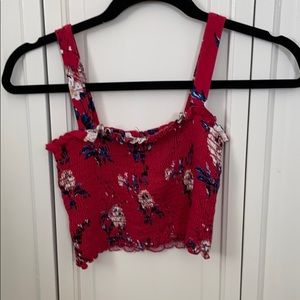 Charlotte Russe Floral Crop Top